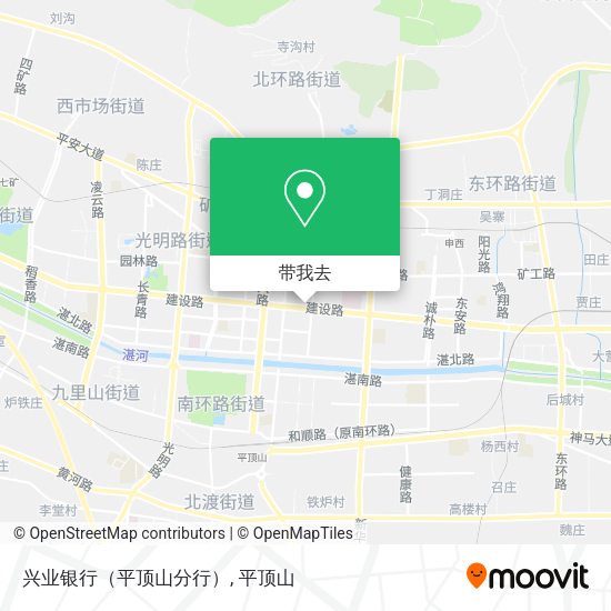 兴业银行（平顶山分行）地图