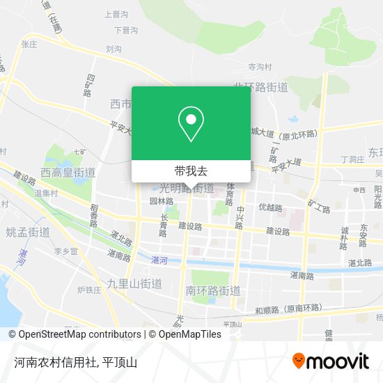 河南农村信用社地图