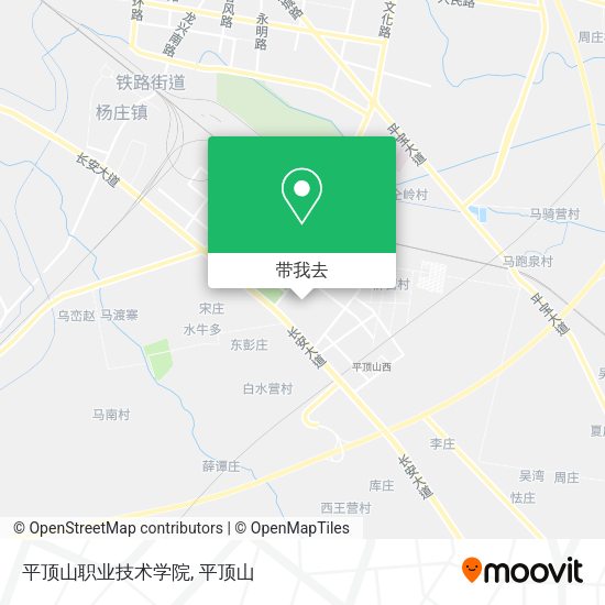 平顶山职业技术学院地图