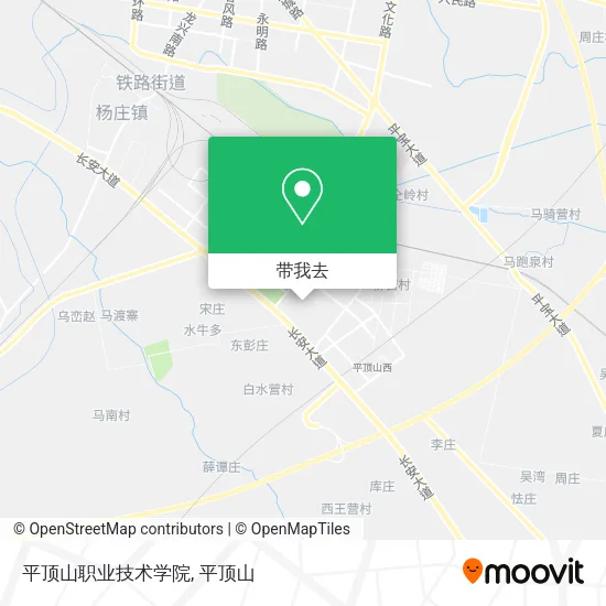 平顶山职业技术学院地图