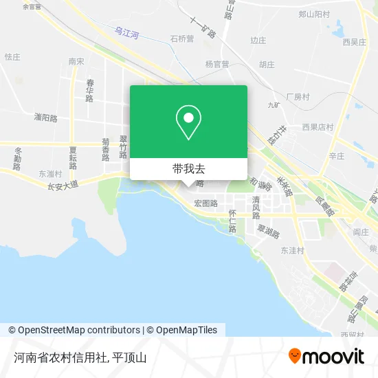 河南省农村信用社地图