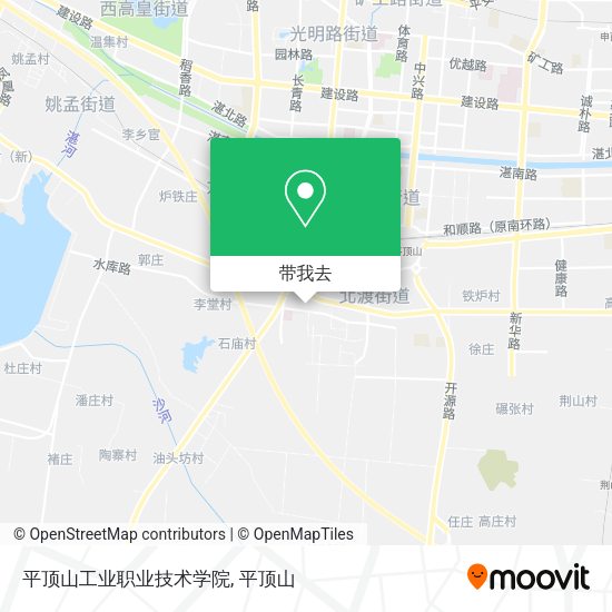 平顶山工业职业技术学院地图