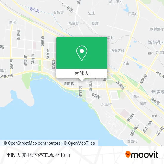 市政大厦-地下停车场地图