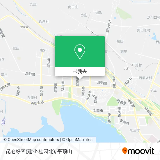 昆仑好客(建业·桂园北)地图