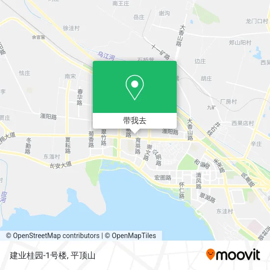 建业桂园-1号楼地图