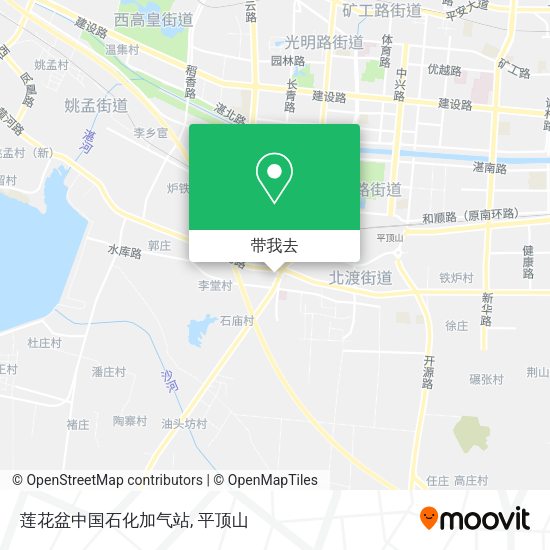 莲花盆中国石化加气站地图