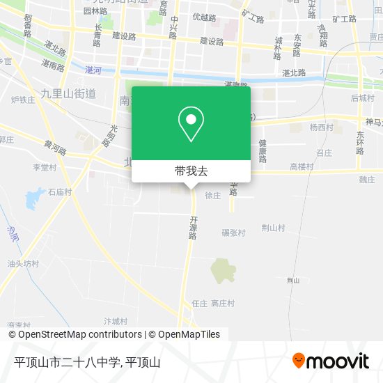 平顶山市二十八中学地图