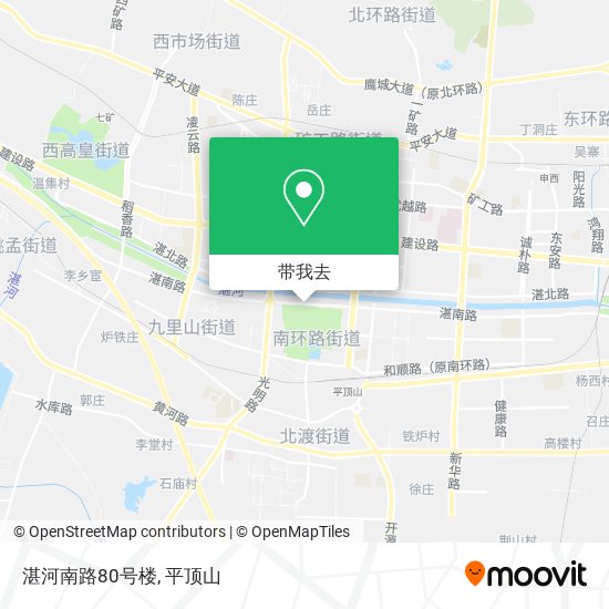 湛河南路80号楼地图