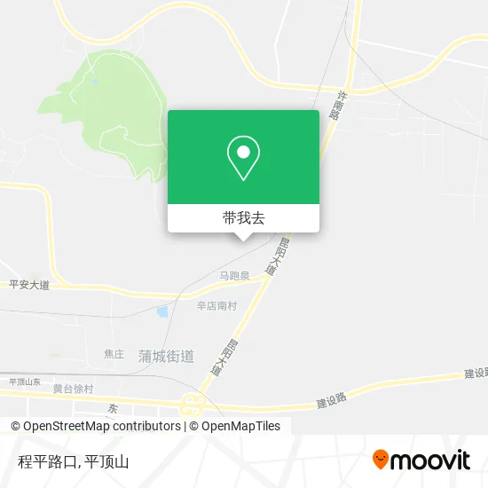 程平路口地图