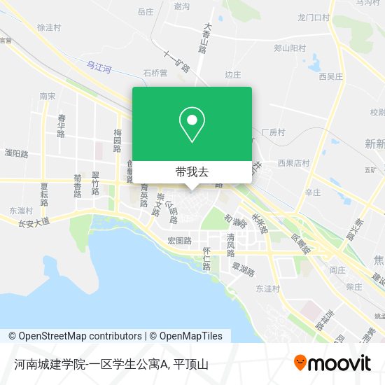 河南城建学院-一区学生公寓A地图