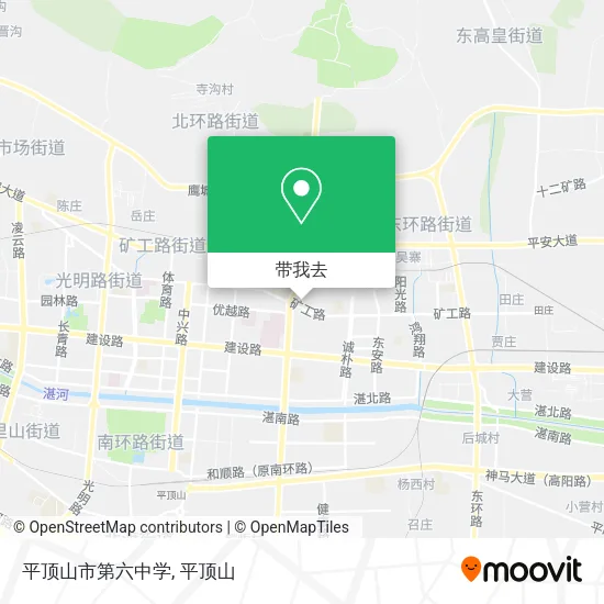 平顶山市第六中学地图