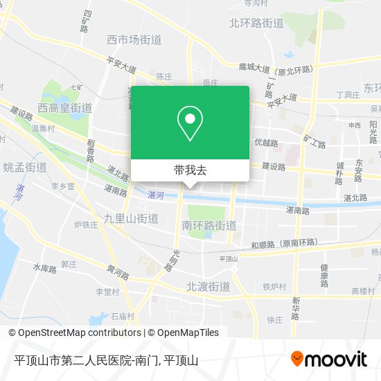 平顶山市第二人民医院-南门地图