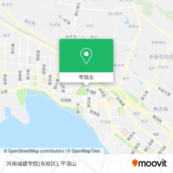 河南城建学院(东校区)地图