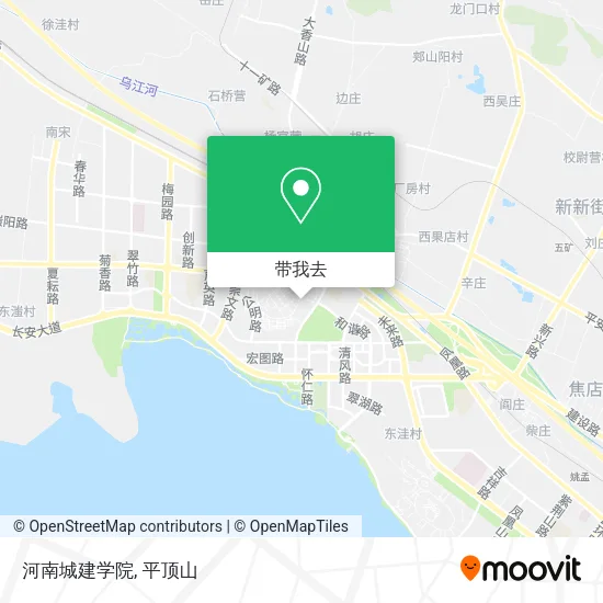 河南城建学院地图