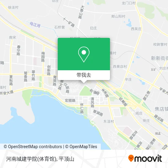 河南城建学院(体育馆)地图