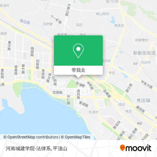 河南城建学院-法律系地图