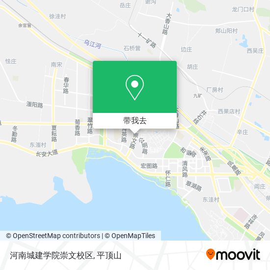 河南城建学院崇文校区地图