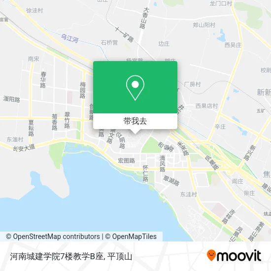 河南城建学院7楼教学B座地图