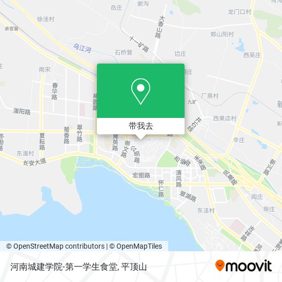 河南城建学院-第一学生食堂地图