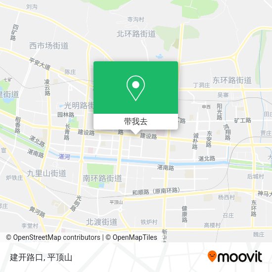 建开路口地图
