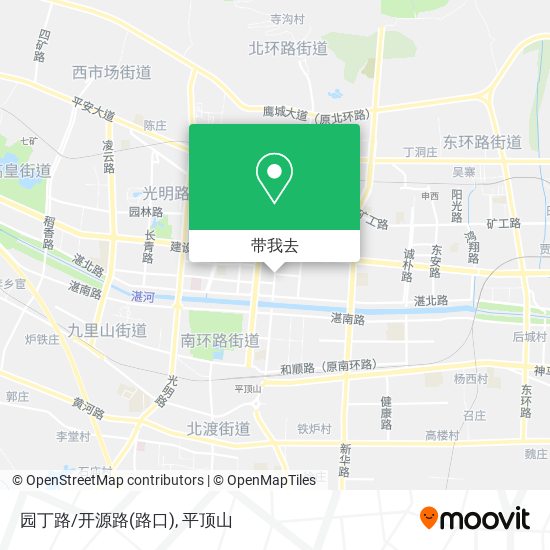 园丁路/开源路(路口)地图