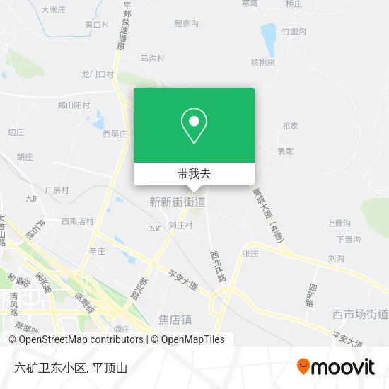 六矿卫东小区地图