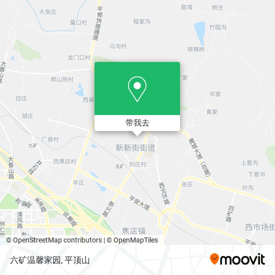 六矿温馨家园地图