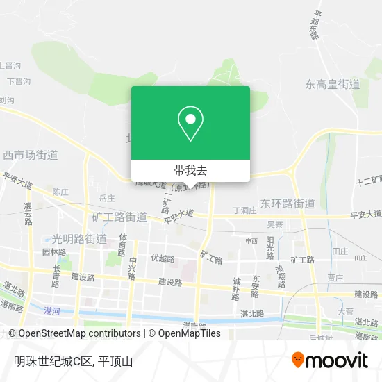 明珠世纪城C区地图