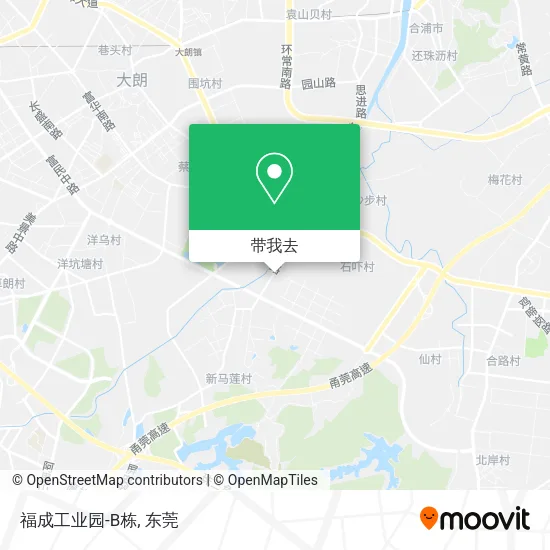 福成工业园-B栋地图