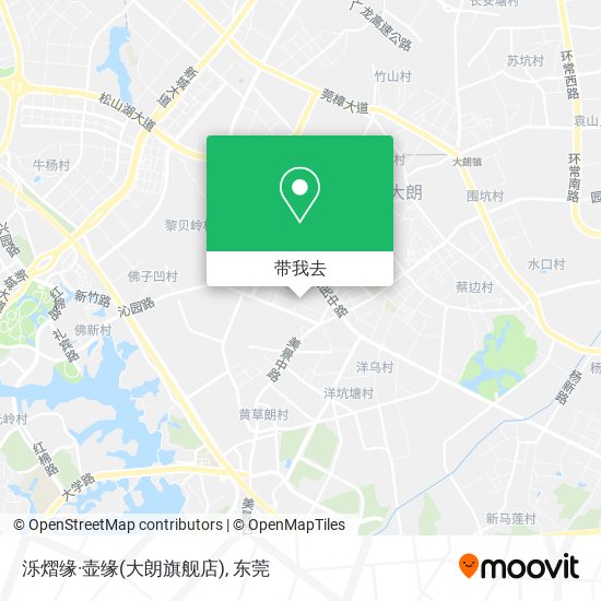泺熠缘·壶缘(大朗旗舰店)地图