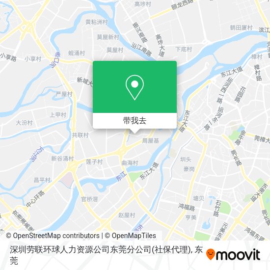 深圳劳联环球人力资源公司东莞分公司(社保代理)地图