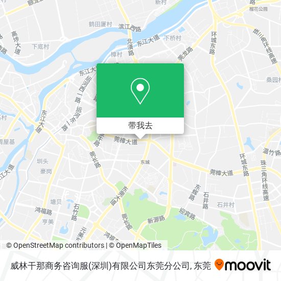威林干那商务咨询服(深圳)有限公司东莞分公司地图