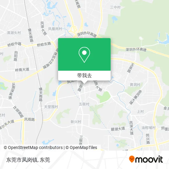 东莞市凤岗镇地图