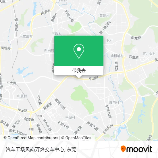 汽车工场凤岗万烽交车中心地图