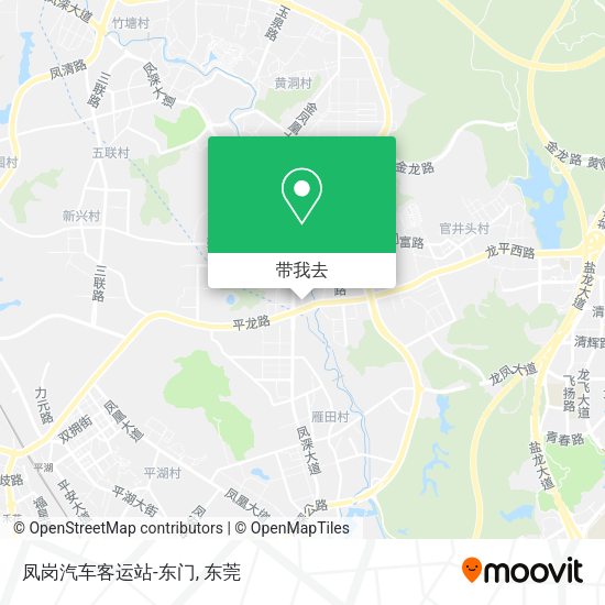 凤岗汽车客运站-东门地图