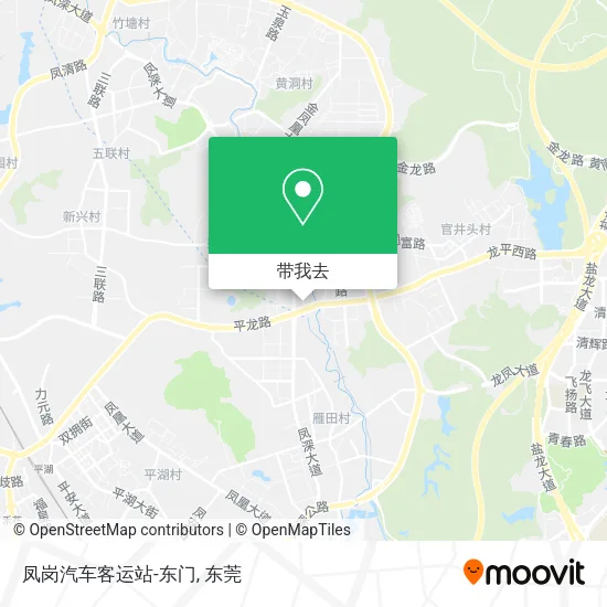 凤岗汽车客运站-东门地图
