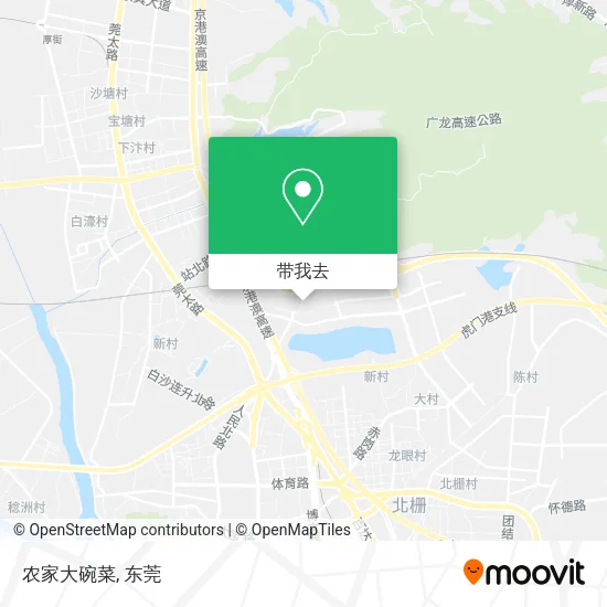 农家大碗菜地图