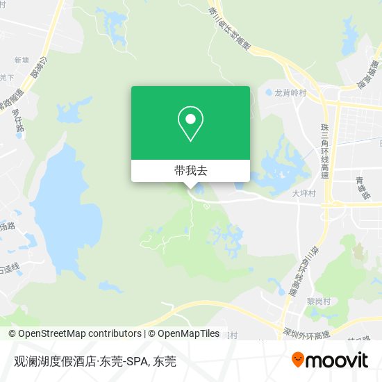 观澜湖度假酒店·东莞-SPA地图