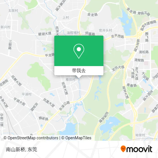南山新桥地图
