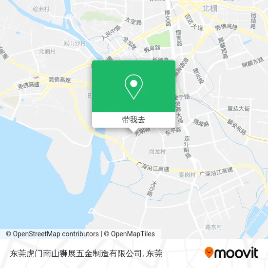 东莞虎门南山狮展五金制造有限公司地图