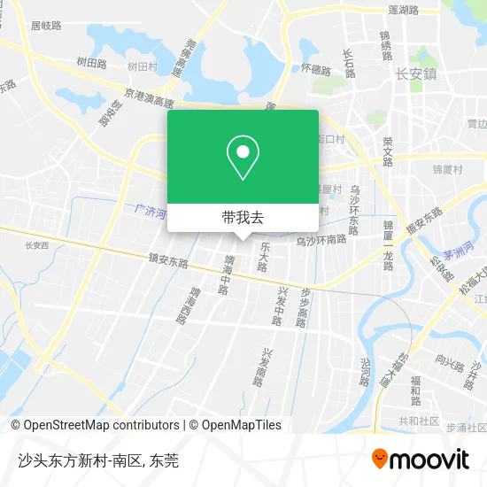 沙头东方新村-南区地图