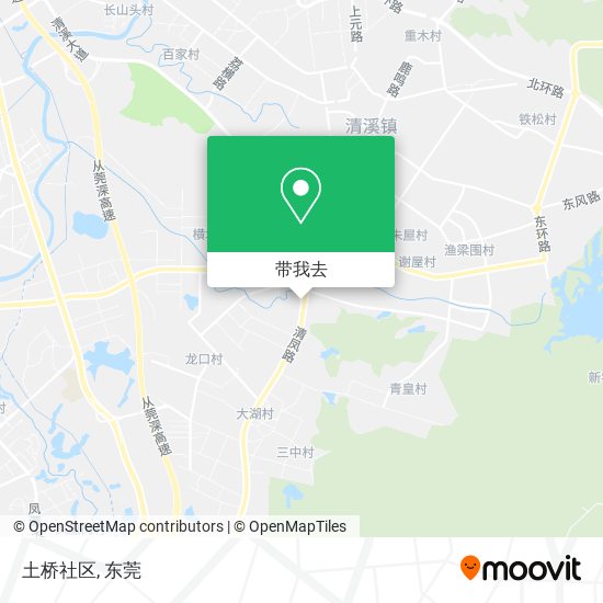 土桥社区地图
