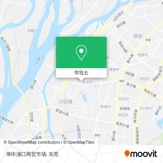 厚街涌口商贸市场地图
