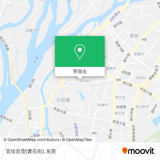 宜佳百货(萧石街)地图