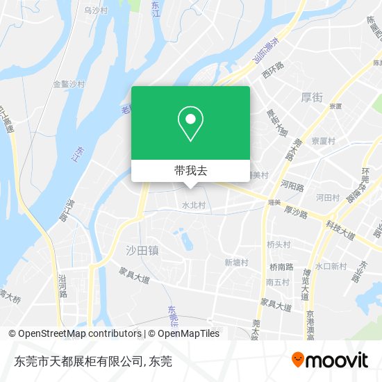 东莞市天都展柜有限公司地图