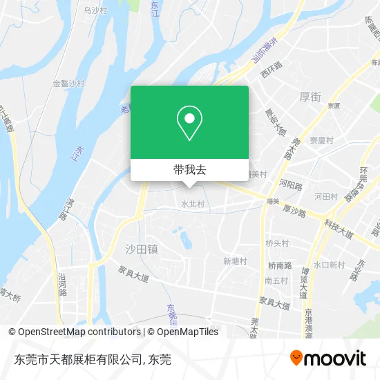 东莞市天都展柜有限公司地图