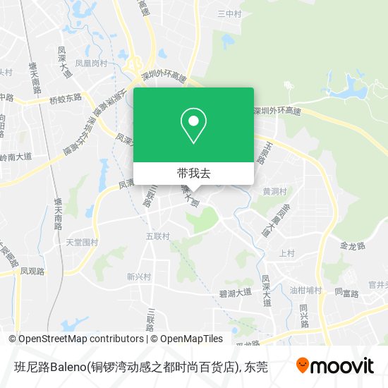 班尼路Baleno(铜锣湾动感之都时尚百货店)地图