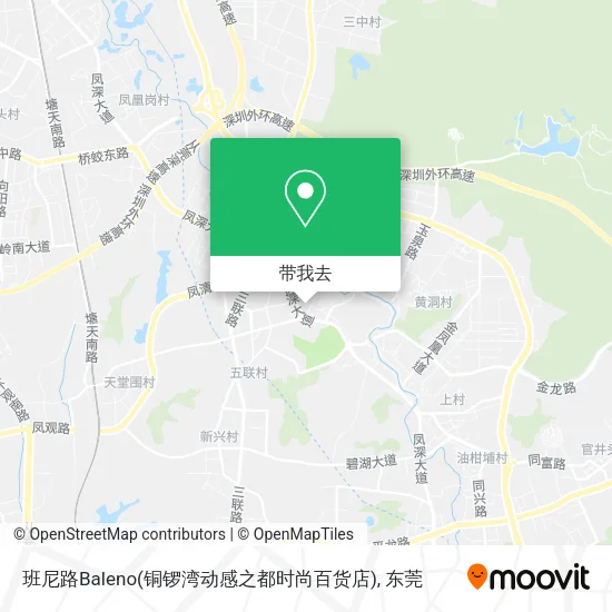 班尼路Baleno(铜锣湾动感之都时尚百货店)地图