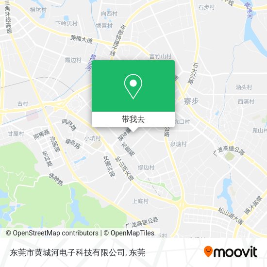 东莞市黄城河电子科技有限公司地图
