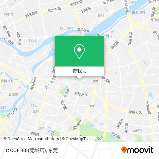 C COFFEE(莞城店)地图